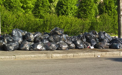 Emergency waste removal services in action in Hornsey.